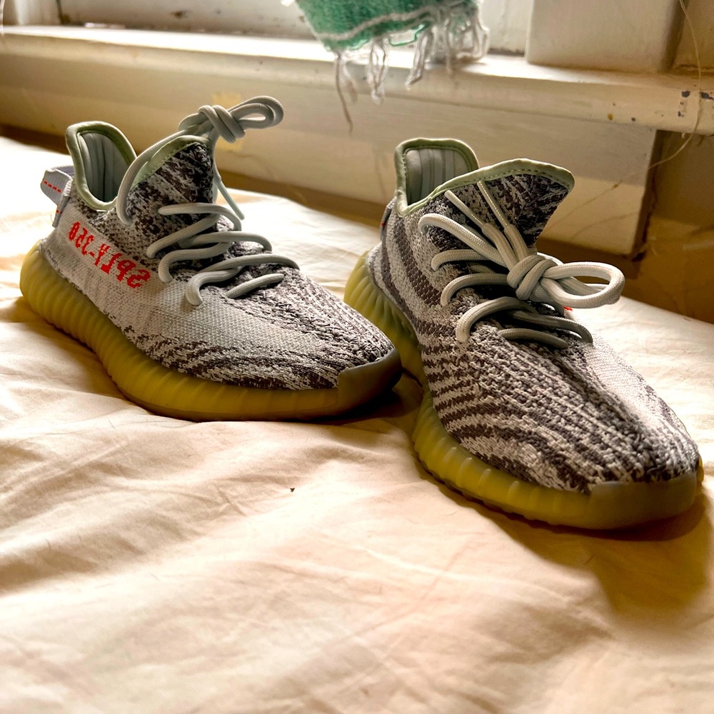 Mint green yeezy 350